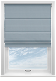 Faux Suede, Duckegg - Roman Blind